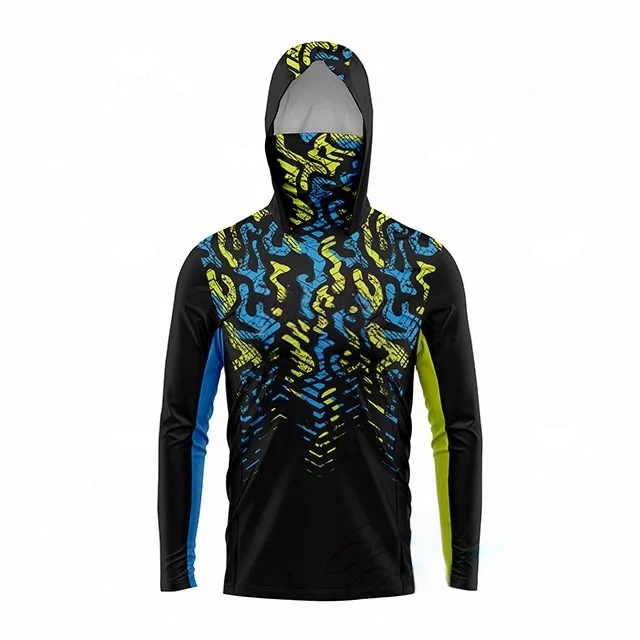 MALFC 낚시 의류 남성 후드 낚시 셔츠 긴팔 낚시  - Fishing Shirt Uv Protection 리뷰 및 가격
