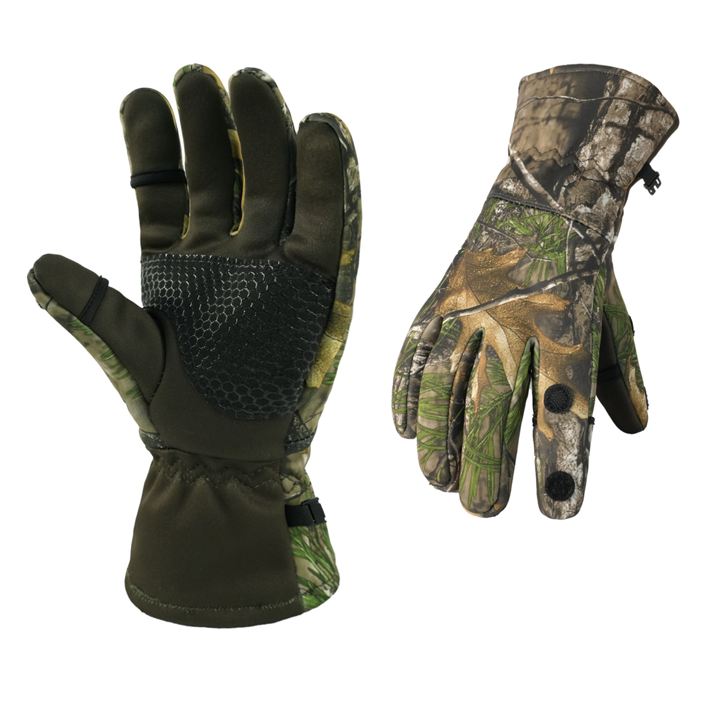 야외 생체 공학 사냥 위장 장갑 남녀공용, 가을 및 겨 - Fishing Gloves 리뷰 및 가격